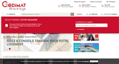 Desktop Screenshot of gedimat.fr